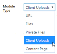 Accept Client Uploads in Client Portal